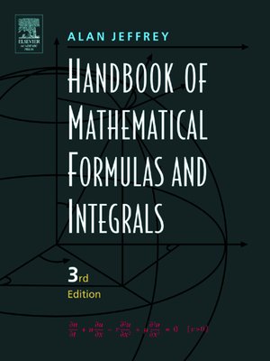 cover image of Handbook of Mathematical Formulas and Integrals